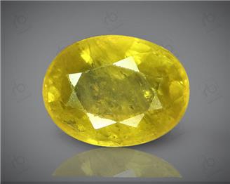 Natural Heated & Treated Yellow Sapphire Certified 3.32 CTS (DIN 86099 )
